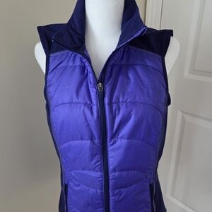 Eddie Bauer Women's Blue Puffer Vest
